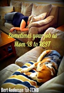 Relaxing as a Mom on TCMB