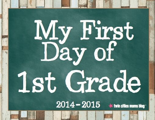 First Day of School Printables | Twin Cities Familys Blog