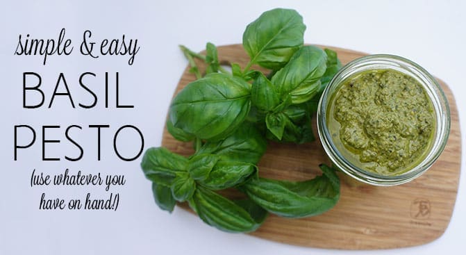 Simple and Easy Homemade Basil Pesto | Twin Cities Familys Blog
