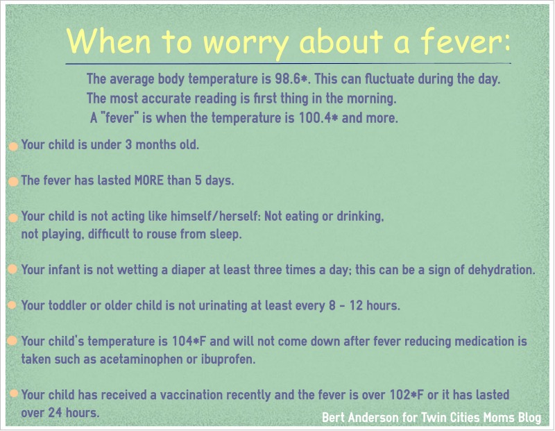 Kids: Fevers, Tumbles and When to Freak Out | Twin Cities Familys Blog
