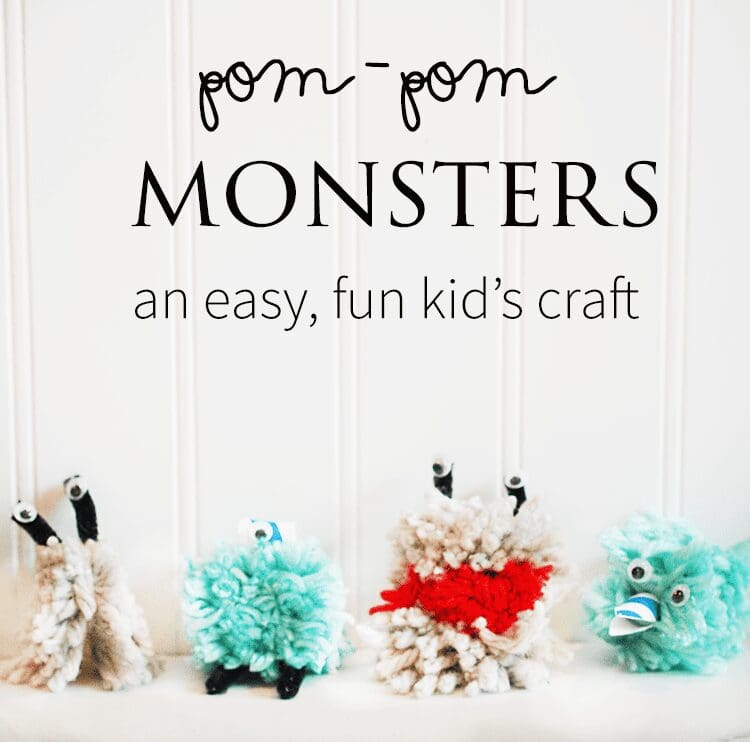 Pom-Pom Monsters: An Easy, Fun Kids' Craft | Twin Cities Familys Blog