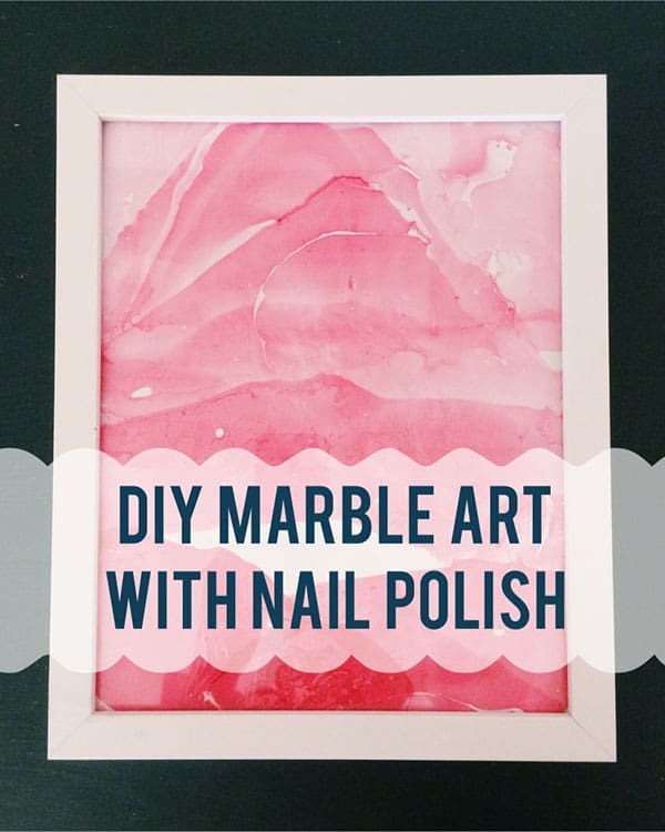 DIY: Marble Art with Nail Polish | Twin Cities Familys Blog