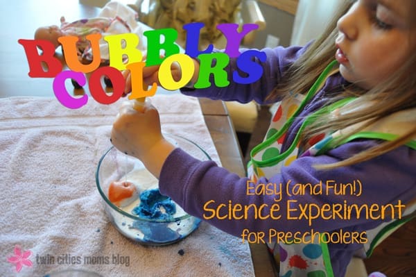 Easy (and Fun!) Science Experiment for Preschoolers | Twin Cities Familys Blog