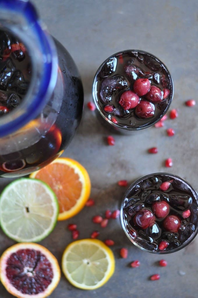 Black Cherry and Pomegranate Sangria | Twin Cities Familys Blog