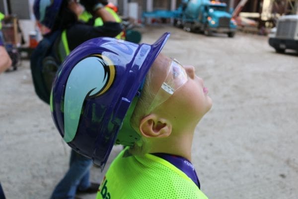 In His Wildest Dreams: A 9-year-old Boy Tours USBank Stadium | Twin Cities Familys Blog