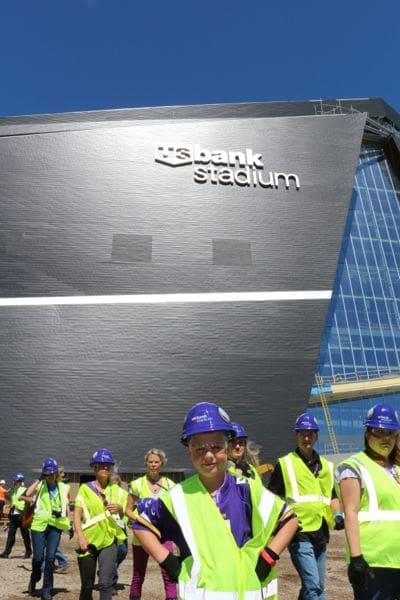 In His Wildest Dreams: A 9-year-old Boy Tours USBank Stadium | Twin Cities Familys Blog