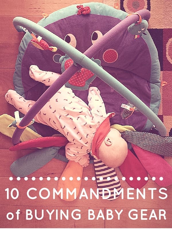 10 Commandments of Buying Baby Gear | Twin Cities Familys Blog