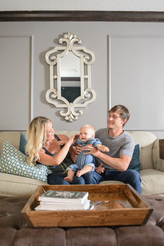 DIY Ottoman Serving Tray | Twin Cities Familys Blog