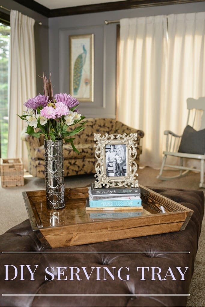 DIY Ottoman Serving Tray | Twin Cities Familys Blog
