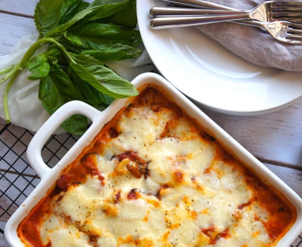 Italian Eggplant Bake with Tomato Cream Sauce | Twin Cities Familys Blog