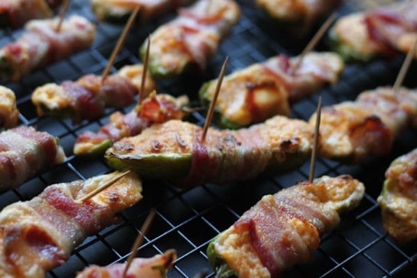 Bacon Wrapped Cheddar Cheese Jalapeño Poppers | Twin Cities Familys Blog