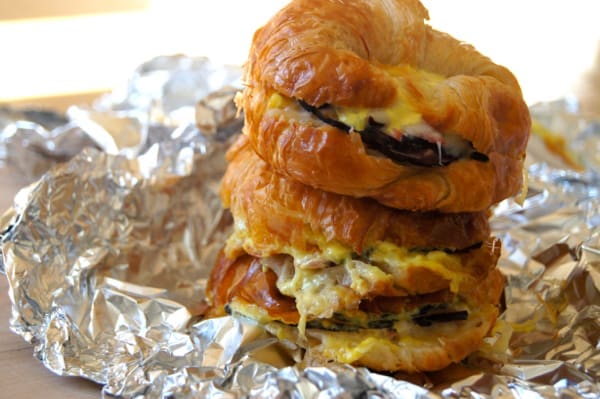 Make Ahead Meal for Busy Nights: Maple Mustard Baked Ham and Cheese Croissants | Twin Cities Familys Blog