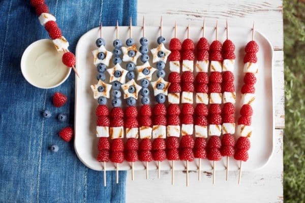 Flag Berry Skewers | Twin Cities Familys Blog