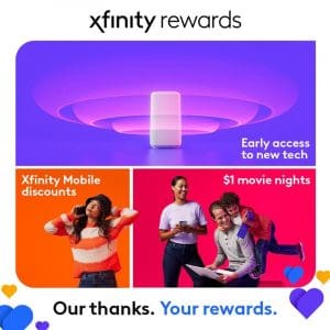 Promotional Ad for Xfinity Rewards