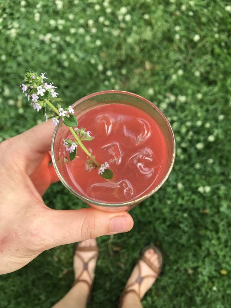 spring inspired pitcher cocktails - strawberry cucumber sangria