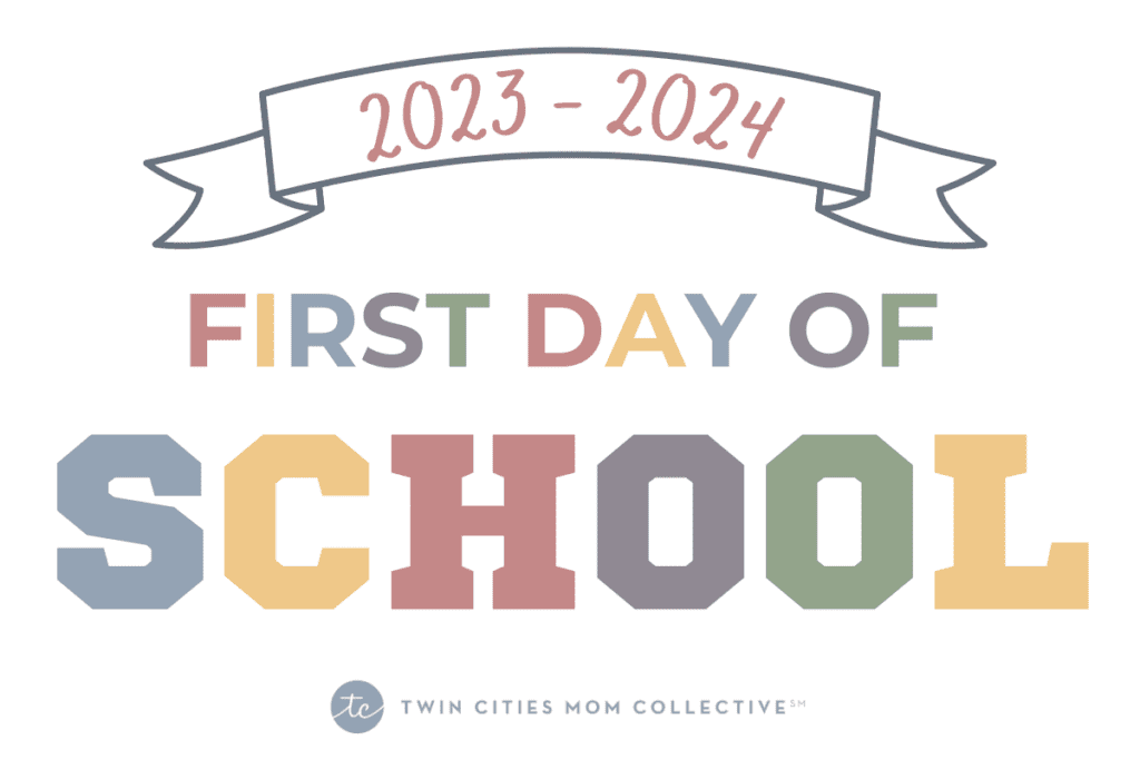 First Day of School Signs