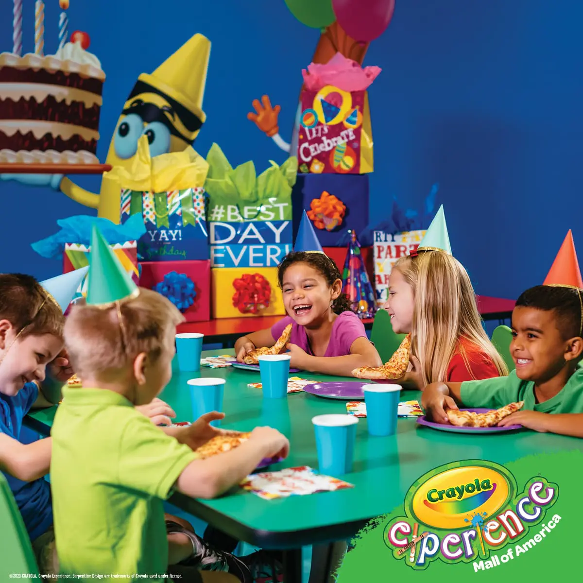 Twin Cities Guide to Birthday Parties & Celebrations | Crayola Experience Mall of America | Birthday Party Ideas Twin Cities