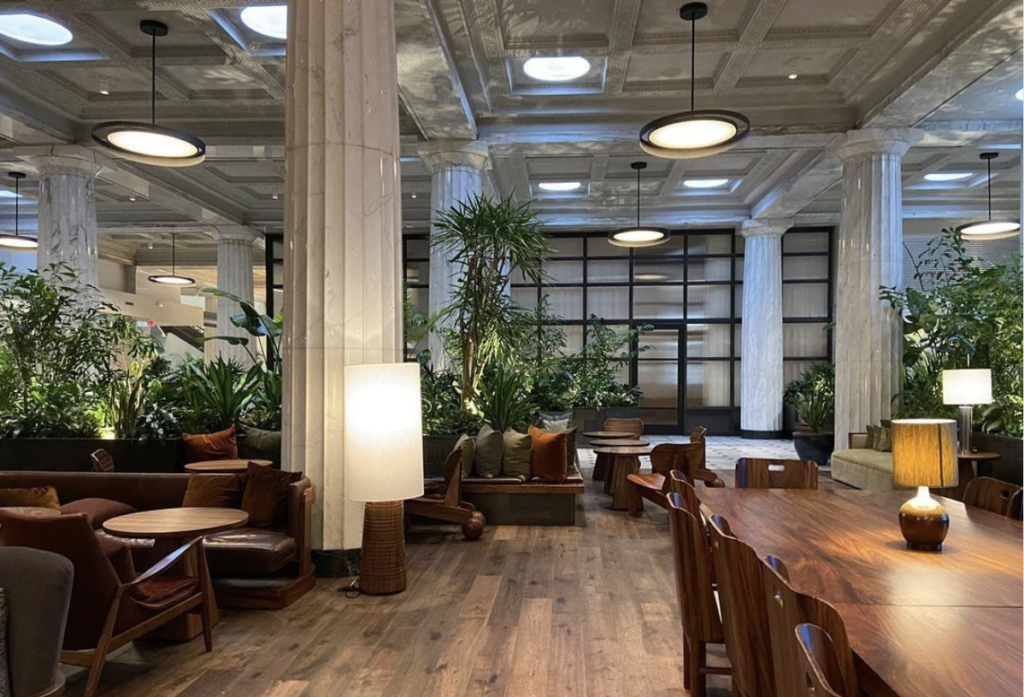 indoor spaces