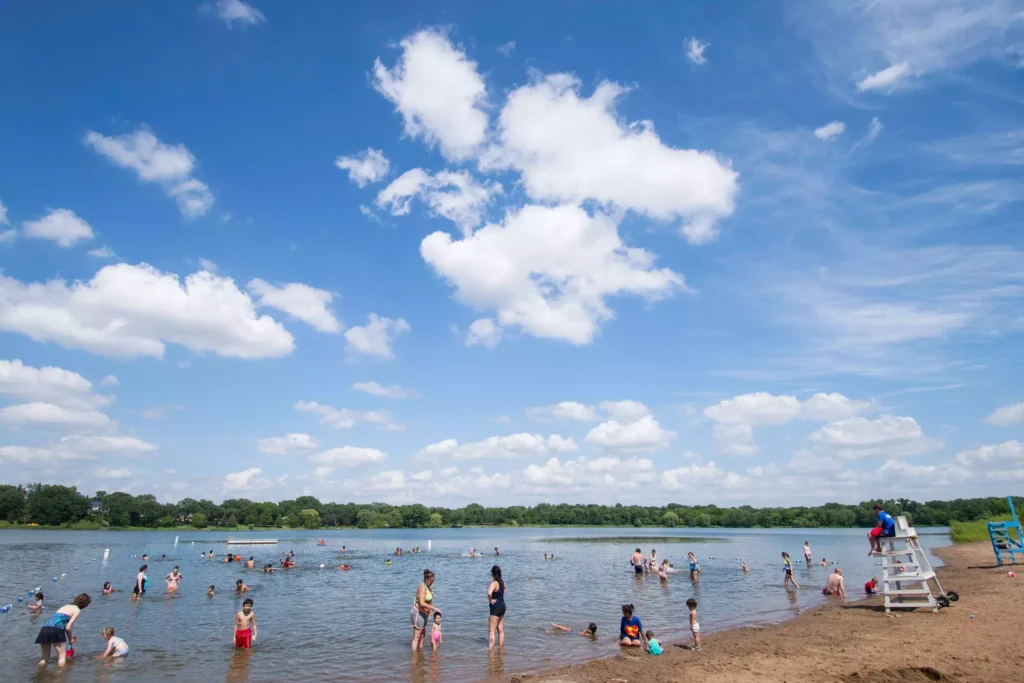 best beaches in the twin cities