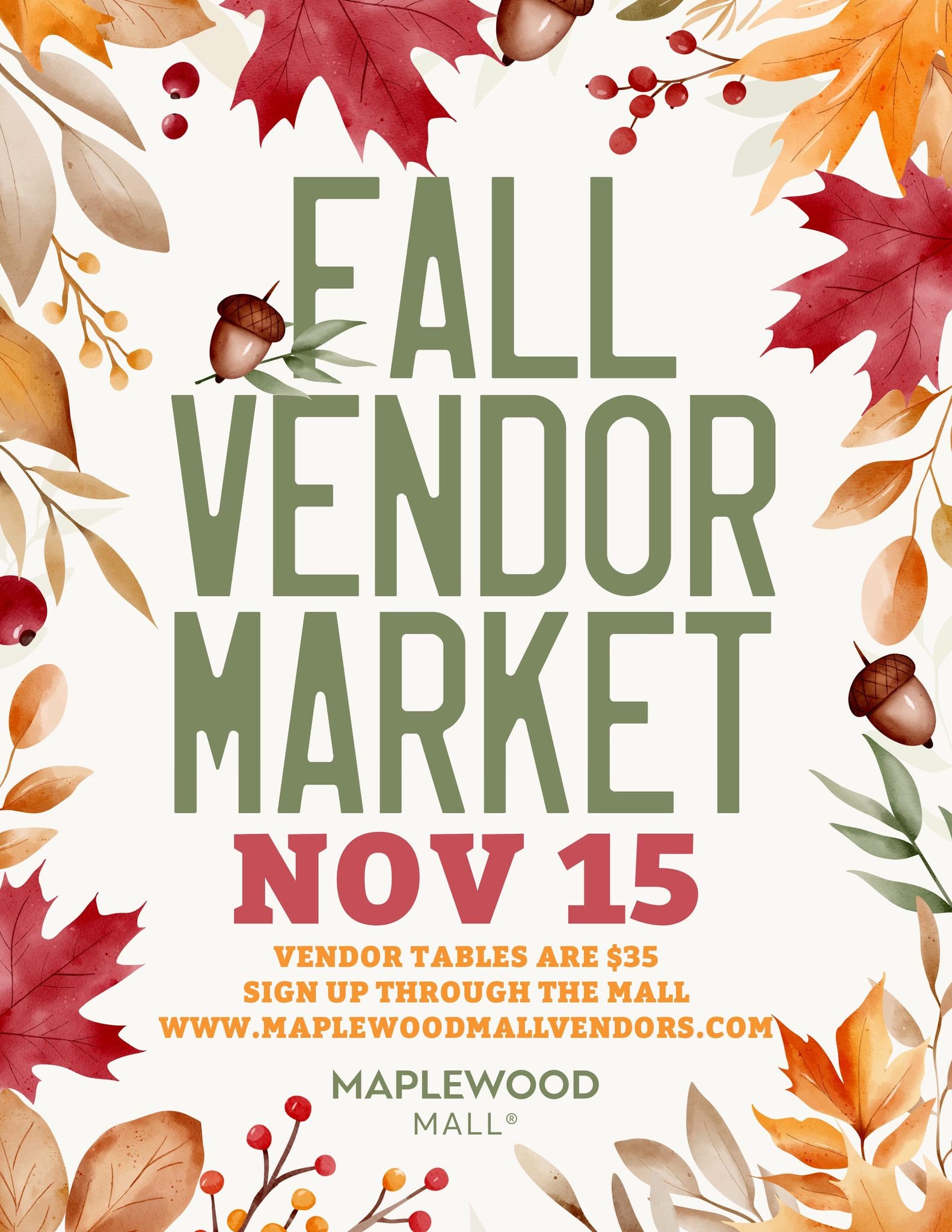 Fall Vendor Market | Maplewood Mall