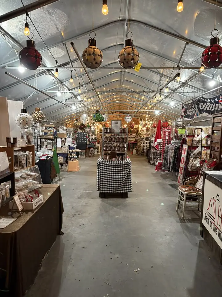 Christmas Market in the Greenhouses | Barn on the Hill Boutique
