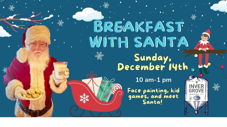 Breakfast with Santa | Inver Grove Brewing Co
