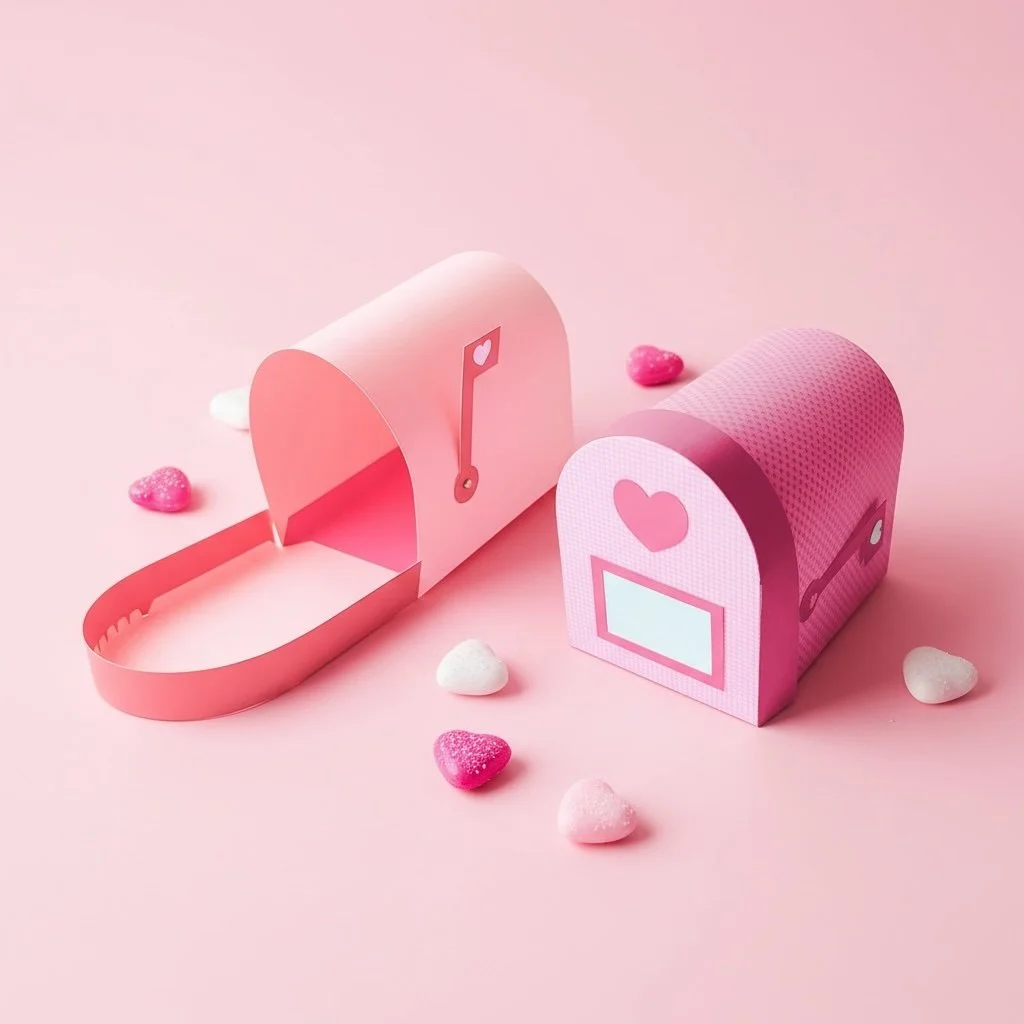 Valentine’s Paper Mache Mailboxes | Emery’s Playhouse