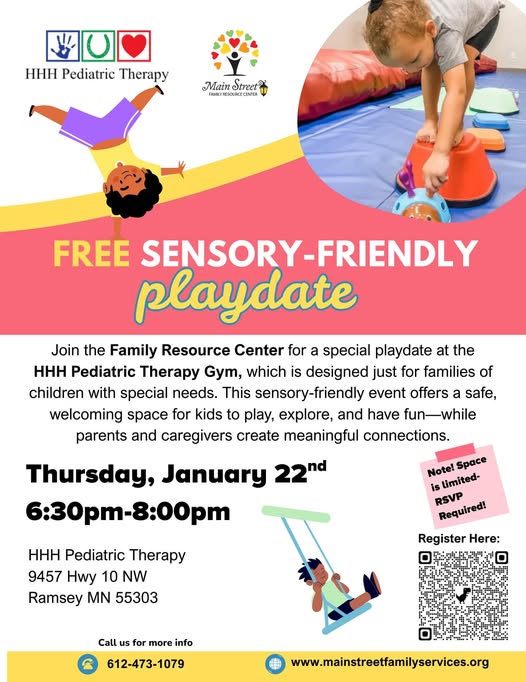 FREE Sensory-Friendly Playdate | HHH Pediatric Therapy Gym