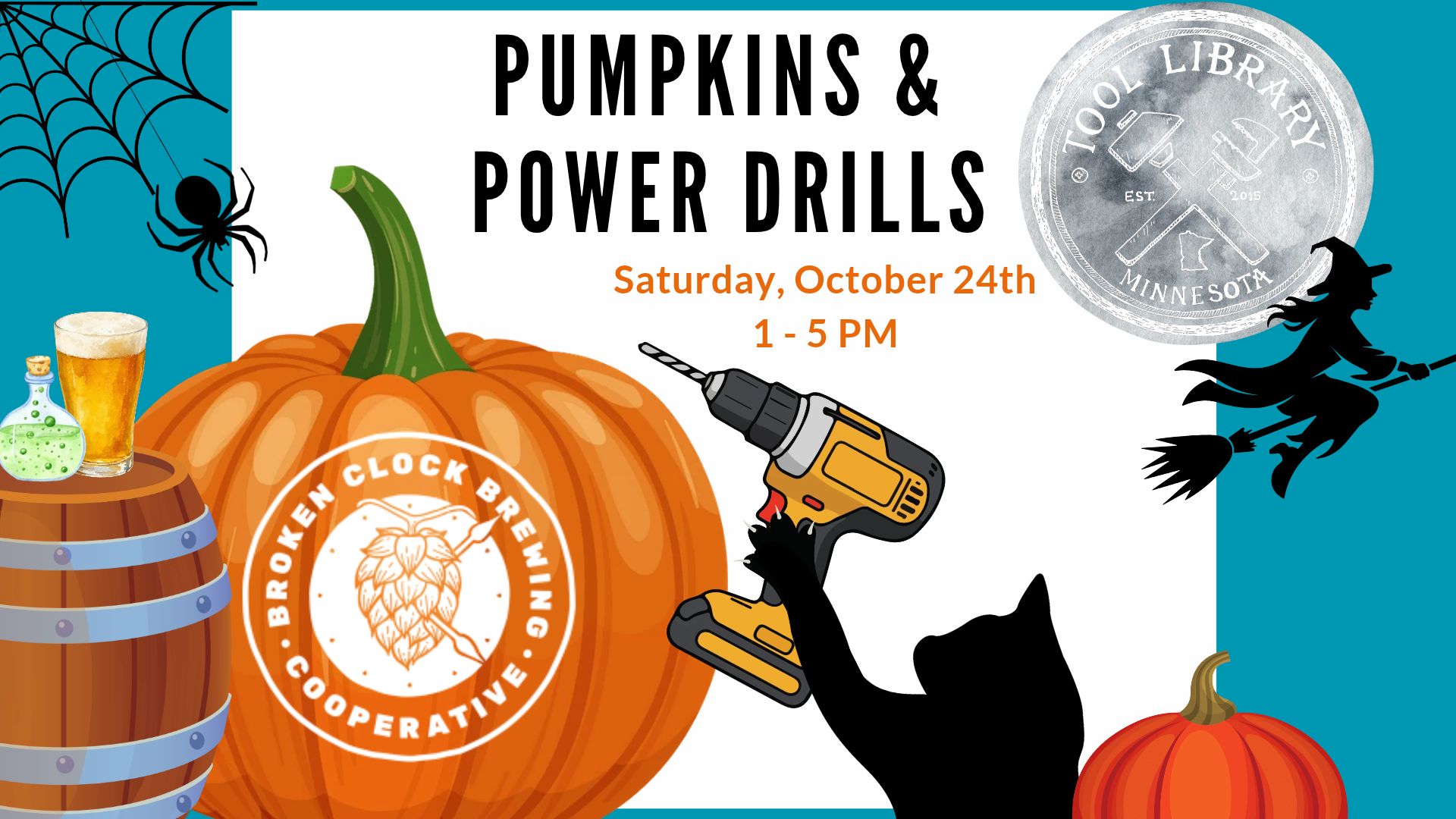 Pumpkins & Power Drills | Broken Clock Brewing – Minneapolis